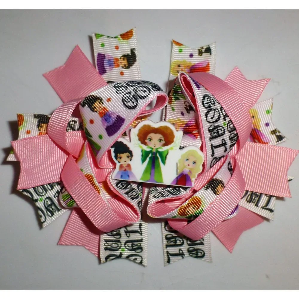 Halloween Hocus Pocus Girls 5-Inch Hair Clip